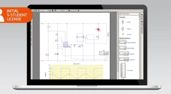 Electronic Circuits Design and Simulation Software Initial 5 Student License